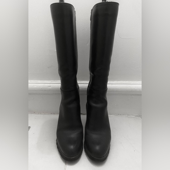 La Canadienne Black Leather Boots - Picture 2 of 3